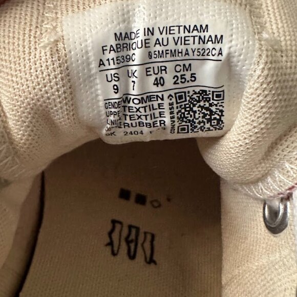 Converse All Star Platform Low Top Sneakers Womens US9 Cerise Pink - Picture 5 of 7